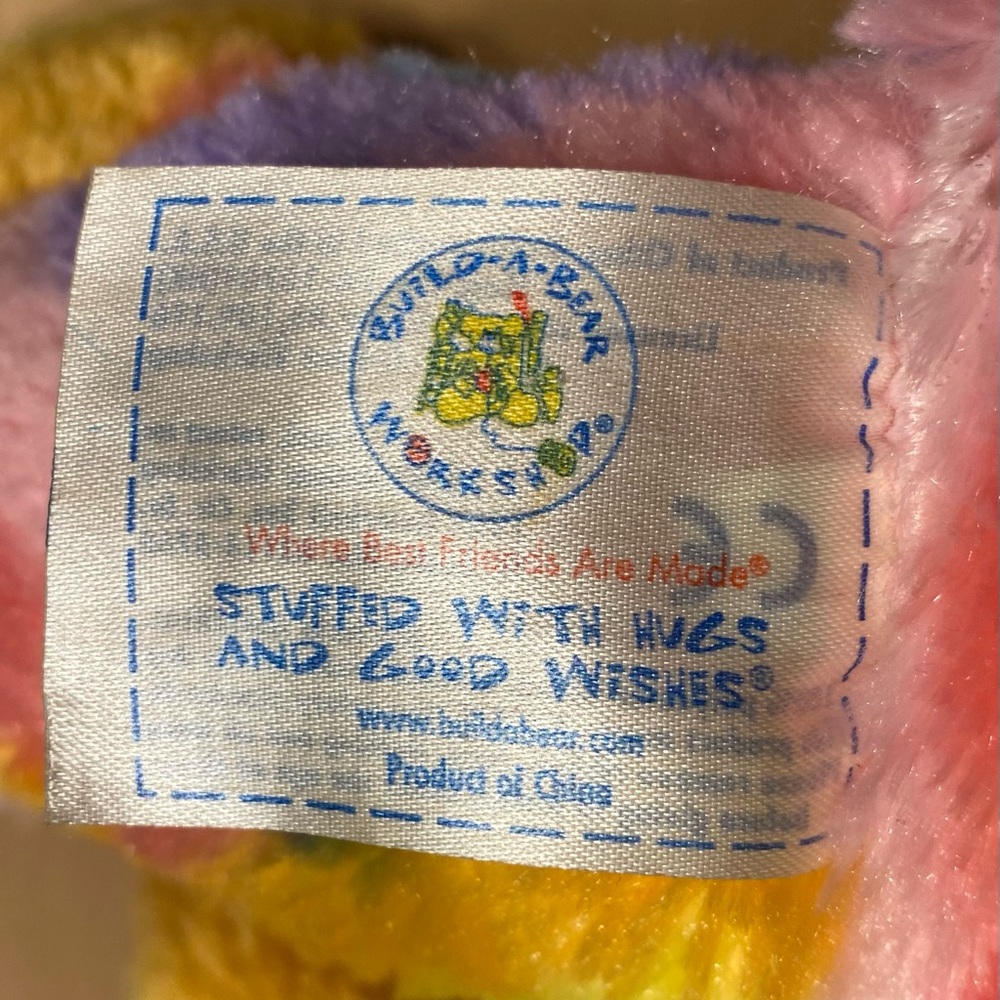 Build a bear rainbow bear - Picture 5 of 8
